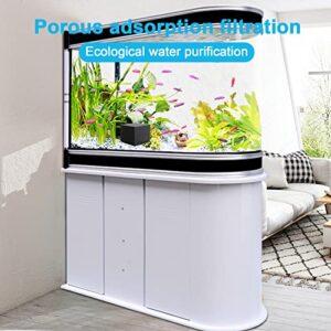 Banoo, Water Purifier Cube, Eco-Aquarium Filter Active Carbon ​Ultra ​Strong Filtration and Absorption ​Aquarium Filter ​Media Activated ​Charcoal Cubes ​for Ponds, Fish Tank, Water Tan, 4X4X4 Inch