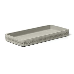 concrete tray, bathroom trays for counter, stone tray, cement tray, vanity trays for bathroom and home decor, 11l x 4.9w x 1.1h inches