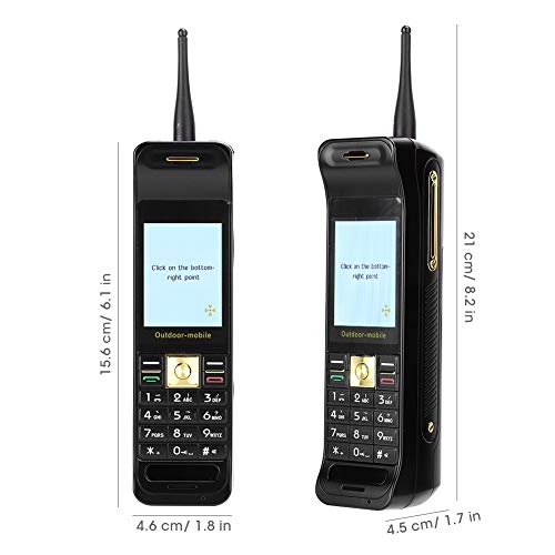 Business Mobile Phone, 2.2'' Retro Cellular Phone with Flashlight, Dual Card Dual Standby Cell Phones, Large Capacity Battery, Support Voice Playback(Black)