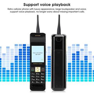 Business Mobile Phone, 2.2'' Retro Cellular Phone with Flashlight, Dual Card Dual Standby Cell Phones, Large Capacity Battery, Support Voice Playback(Black)