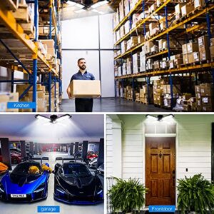 DAOKEY Led Garage Light, Garage Lights Ceiling Led Shop Light ,E26/E27 LED Garage Light with 8 Adjustable Panels, 150W Deformable Garage Lights, Garage Lights Ceiling LED for Garage, Barn, Shop.