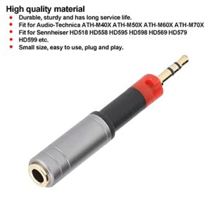 2.5mm Male to 3.5mm Female Audio Adapter Earphone Converter , 2.5mm to 3.5mm Headphone Adapter, for Technica ATH M40X ATH M50X, for Sennheiser HD518 HD558, etc