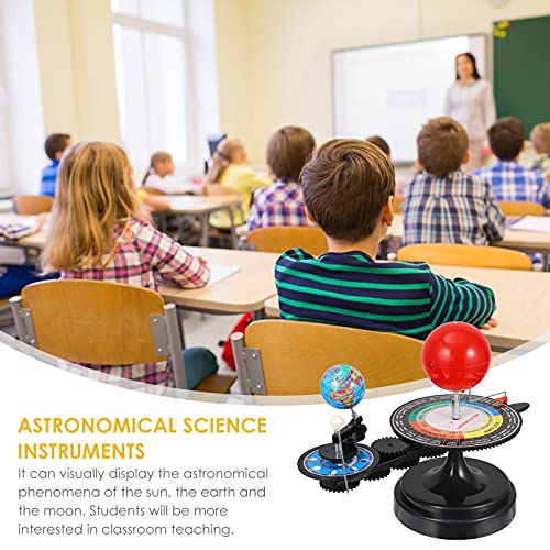 TEHAUX Solar System Planetarium Model Sun Earth Moon Orbital Model Scientific Experiment Kit Educational Teaching Tool for Kids Toddlers