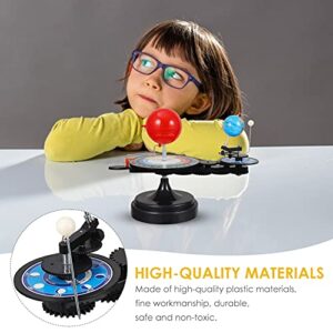 TEHAUX Solar System Planetarium Model Sun Earth Moon Orbital Model Scientific Experiment Kit Educational Teaching Tool for Kids Toddlers