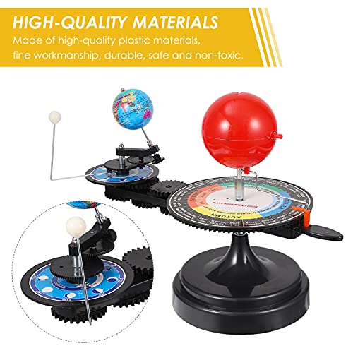 TEHAUX Solar System Planetarium Model Sun Earth Moon Orbital Model Scientific Experiment Kit Educational Teaching Tool for Kids Toddlers