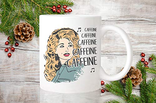 HappyGaoMug - D.o.l.l.y P.a.r.t.o.n Caffeine Jolene Mug,11oz Ceramic Coffee Mug/Tea Cup