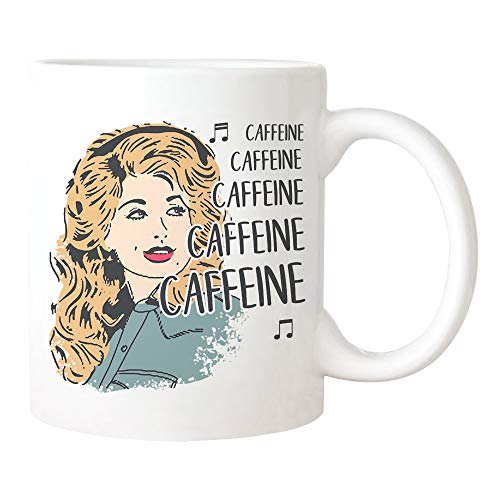 HappyGaoMug - D.o.l.l.y P.a.r.t.o.n Caffeine Jolene Mug,11oz Ceramic Coffee Mug/Tea Cup