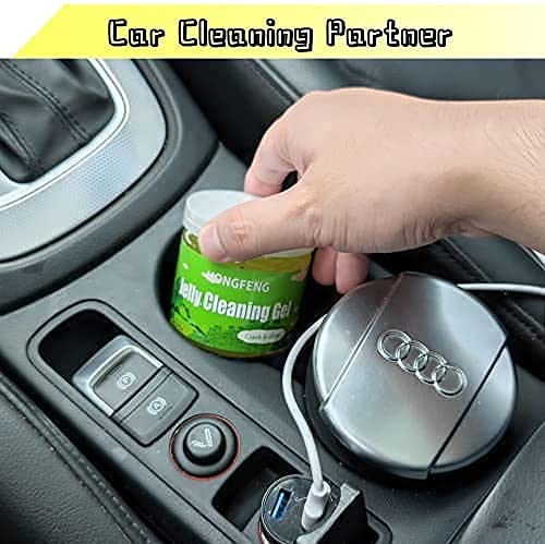 HonenF Jelly Cleaning Gel,Universal Cleaning Gel for Car and Keyboard,Car Cleaning Putty,Cleaning Gel for Car Detailing,Dust Cleaning Gel for Car,Car Interior Cleaner,Car Vent Cleaner