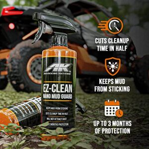 Advanced Kotings EZ-Clean Mud Guard | Ceramic Coating Mud Defender and Repellent | Makes Cleanup Easy for ATVs, UTVs, Dirt Bikes, Vehicles and More | 16 fl oz Spray - 2 Pack