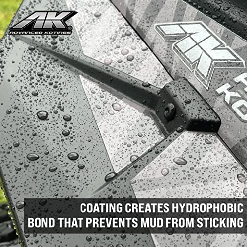 Advanced Kotings EZ-Clean Mud Guard | Ceramic Coating Mud Defender and Repellent | Makes Cleanup Easy for ATVs, UTVs, Dirt Bikes, Vehicles and More | 16 fl oz Spray - 2 Pack