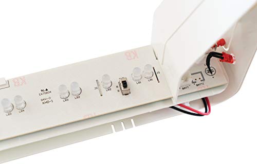 Lithonia Lighting ECRG Basics Emergency Light/Exit Combo with Remote Capacity, Square