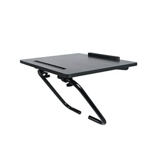 caleptong standing desk on chair, work standing desk sit stand up desk for home office, black