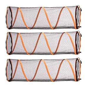 alfa gear ydyl folding cat play tunnel for indoor cat,easy to connect with cat tent with zipper doors,product size 59" l x17 x17 3 pcs/set
