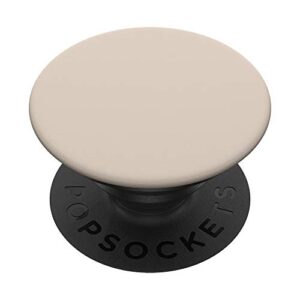 brown light beige earthy pastel color simple minimal popsockets swappable popgrip