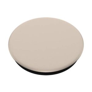 Brown Light Beige Earthy Pastel Color Simple Minimal PopSockets Swappable PopGrip