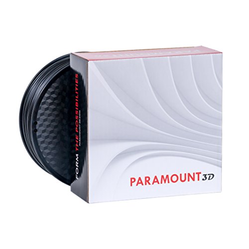 Paramount 3D PLA (Black) 1.75mm 1kg Filament [BLACKPLA]