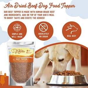 Beg & Barker Beef Dog Food Topper (5 oz, Pack of 1) - Premium Meal Mixers for Dogs - Healthy Dog Food Topper - All Natural, Dog Food Seasoning - High Protein Beef Dog Food Toppers