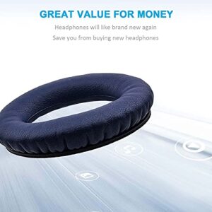 Esen QuietComfort 35 II Replacement Earpads, Soft&Comfortable QC35, Great Sound Quality Ear Cushion Replacement Parts Compatible with Bose QC35 IIQC35QC25QC15QC2 Headphones (Blue)