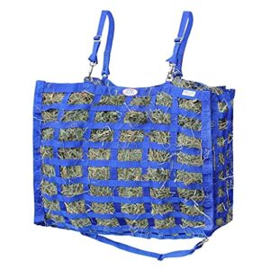 paris tack large superior slow feeder horse hay bag with super tough bottom and 1 year warranty