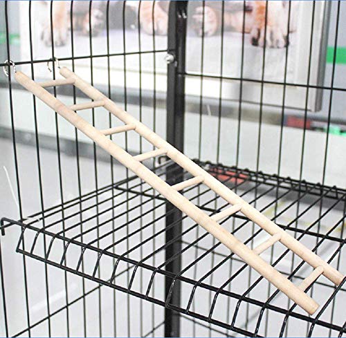 3 pcs Wooden Ladder for Bird Parrot Ladder Climbing Toy Birdie Basics (4 Step, 6 Step 8 Step)