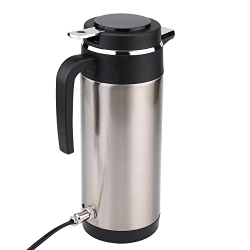 Car Kettle Boiler 450ml Car Heating Travel Cup Stainless Steel Mug Car Coffee Cup Warmer with DC 12V Charger for Car