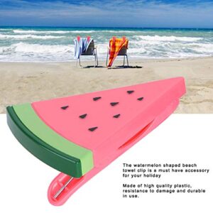 Jinyank Portable Beach Towel Clips Watermelon Shaped Windproof Clothing Clips for Pool Loungers Clothes Quilt Blanket Sunbeds Sun Lounger