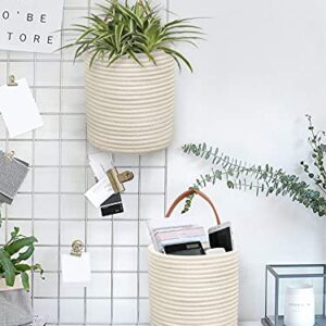 Goodpick Woven Hanging Basket Set (Set of 2)