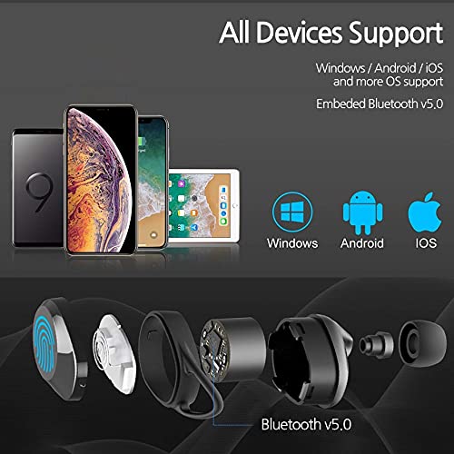 Summoner Buds Live X3 Bluetooth 5.0 True Wireless Earbuds IPX5 Waterproof, in-Ear Earphones with Microphone