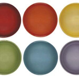 Le Creuset Stoneware Pinch Bowl Gift Set, Set of 6 Prep Bowls, Multi Color