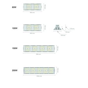 200W Linear High Bay LED Light with PIR Sensor