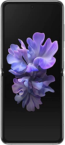 SAMSUNG Galaxy Z Flip 5G F707U New Android Cell Phone | US Version Smartphone | 256GB Storage | Folding Glass Technology| Long-Lasting Mobile Battery | AT&T Locked - (Renewed)