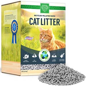 small pet select-recycled pelleted paper cat litter, 20lb