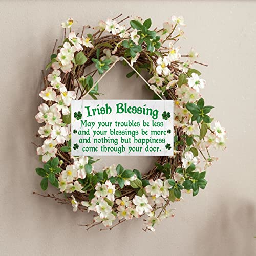 Irish Blessing Happiness Friendship Gift Plaque St Patricks Day Lucky House Sign (US-G069)