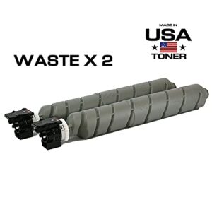 MADE IN USA TONER Premium Waste Container for Kyocera Copystar P8060cdn, TASKalfa 2553ci, 3252ci, 4002i, 5002i, 5052ci, 6052ci, WT-8500 (2 Pack, Waste containers)