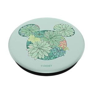 Disney Mickey & Friends Succulents Filled Mouse Silhouette PopSockets Swappable PopGrip