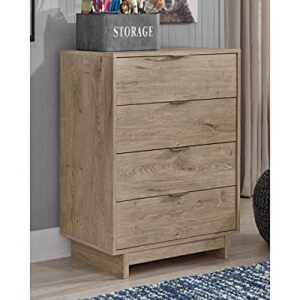 Signature Design by Ashley Oliah Contemporary 4 Drawer Chest of Drawers, Natural Wood Grain