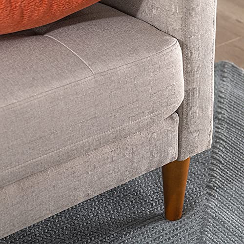 ZINUS Pascal Sofa with USB Ports / Tool-Free, Easy Assembly, Oatmeal
