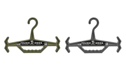 Tough Hook Original Hangers Set of 2 Foliage and Grey |USA Made | Multi Pack