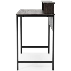 Signature Design by Ashley Freedan Home Office Desk, 36"W x 20"D x 36"H, Dark Gray