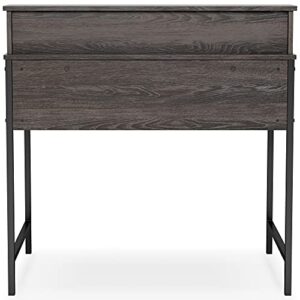 Signature Design by Ashley Freedan Home Office Desk, 36"W x 20"D x 36"H, Dark Gray