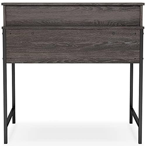 Signature Design by Ashley Freedan Home Office Desk, 36"W x 20"D x 36"H, Dark Gray