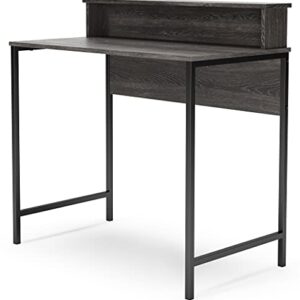 Signature Design by Ashley Freedan Home Office Desk, 36"W x 20"D x 36"H, Dark Gray