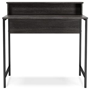 Signature Design by Ashley Freedan Home Office Desk, 36"W x 20"D x 36"H, Dark Gray