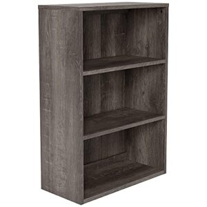 signature design by ashley arlenbry bookcase, 2 shelves, light brown