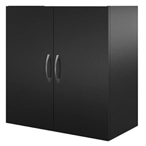 systembuild lonn 24" wall cabinet in black