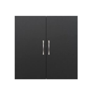 SystemBuild Lonn 24" Wall Cabinet in Black