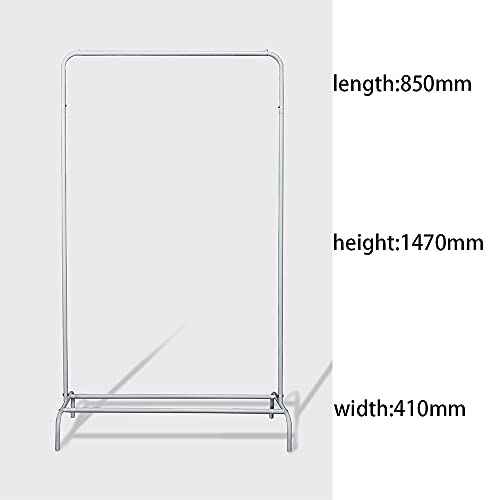 Simple garment rack, easy moved , white color, metal rack,laundry rack