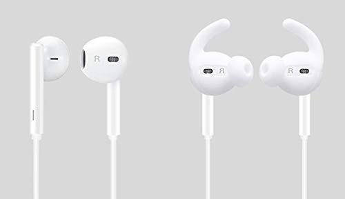 Zotech 3 Pairs AirPods Ear Hooks Cover Earbuds Tips Compatible with Apple AirPods 1 & AirPods 2 or EarPods (White)