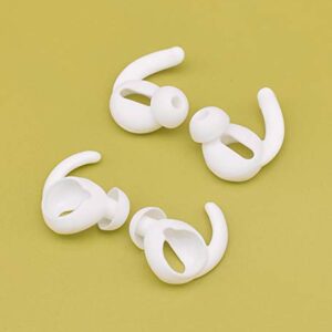 Zotech 3 Pairs AirPods Ear Hooks Cover Earbuds Tips Compatible with Apple AirPods 1 & AirPods 2 or EarPods (White)