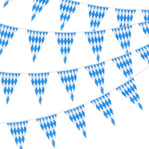 dmhirmg oktoberfest decorations,98 feet pennants flag banner,for oktoberfest cover, letter banner for oktoberfest,festival flag oktoberfest party decorations (3pack)